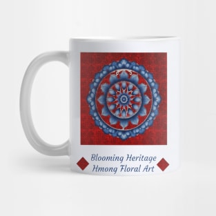 Blooming Heritage: Hmong Floral Art Mug